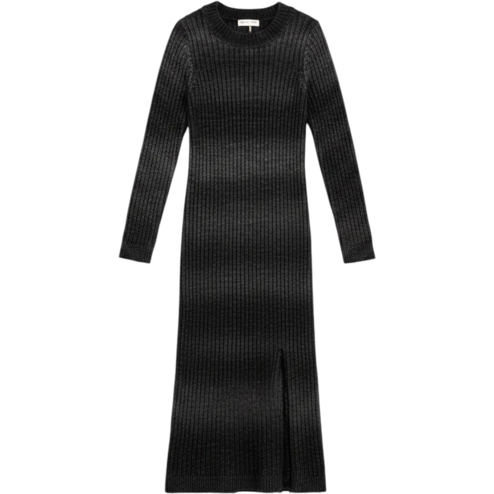 Heartloom NWT Grey Black Knit Sweater Dress Speckled High Neck Bodycon XS‎